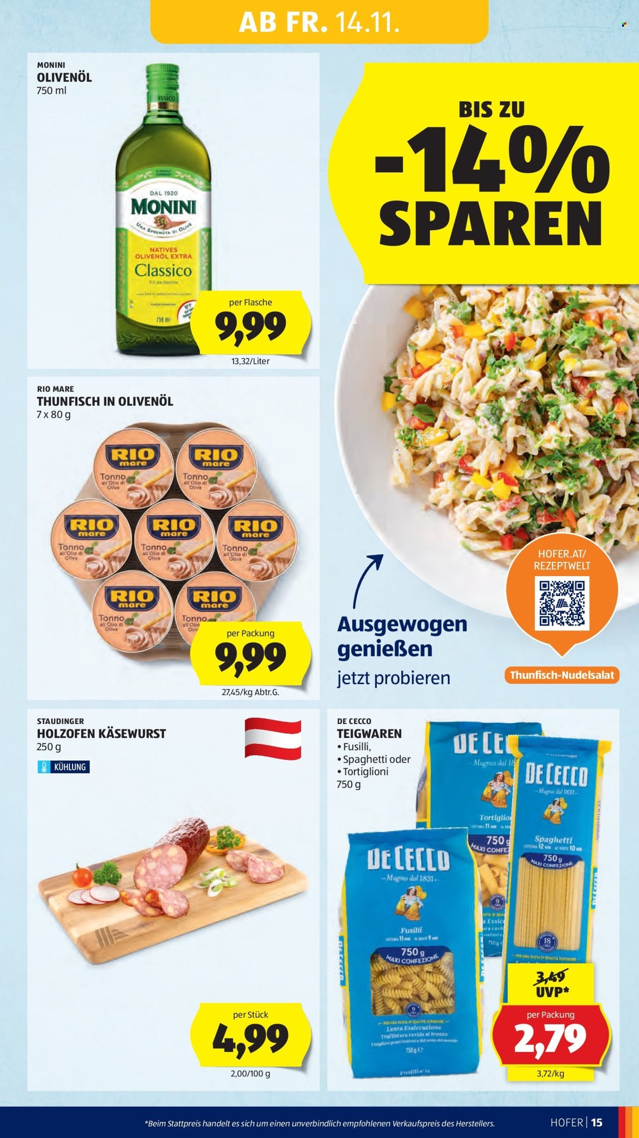 HOFER Flugblatt - Ab Freitag, 14.11.2025 (2025-11-14 - 2025-11-20)