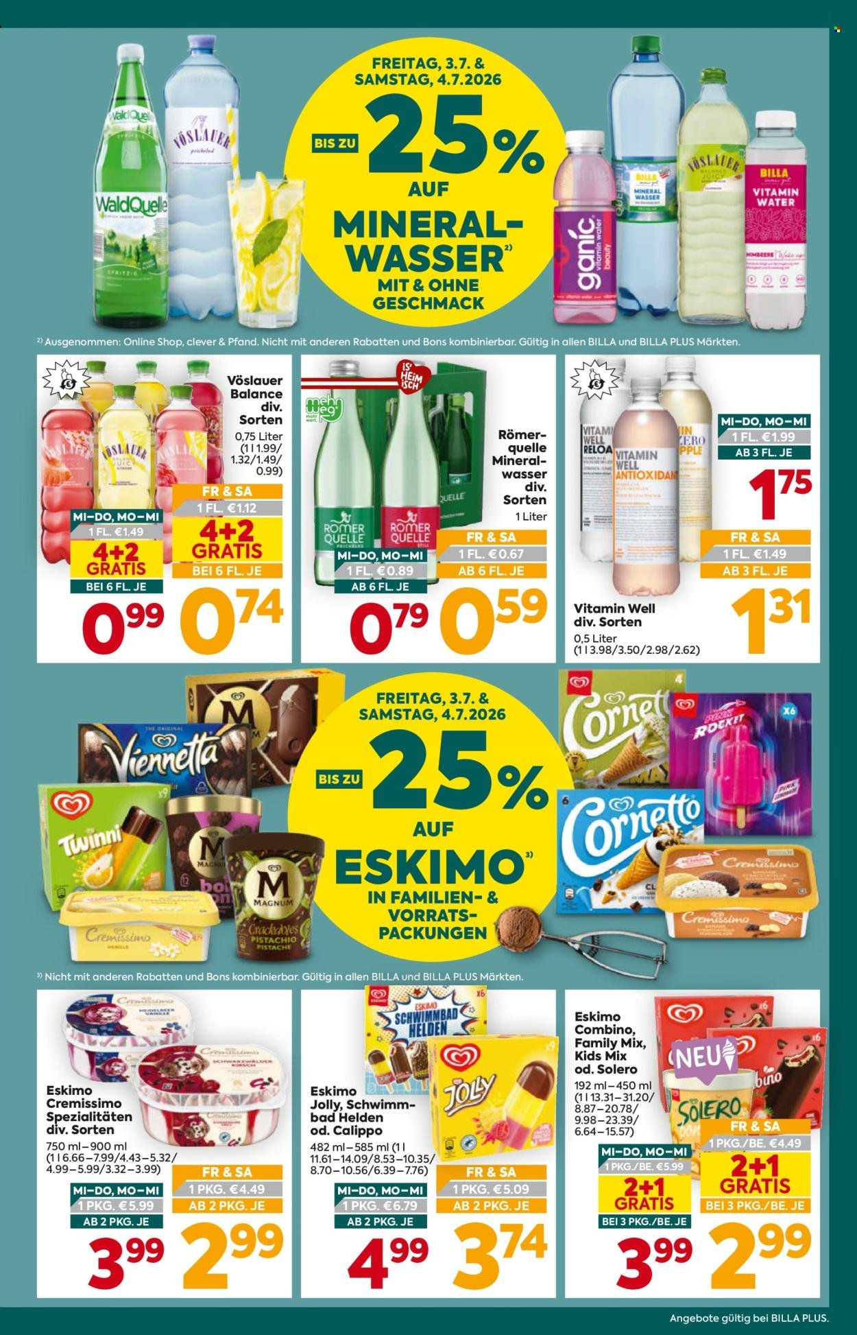 BILLA PLUS Flugblatt - Ab Mittwoch, 1.7.2026