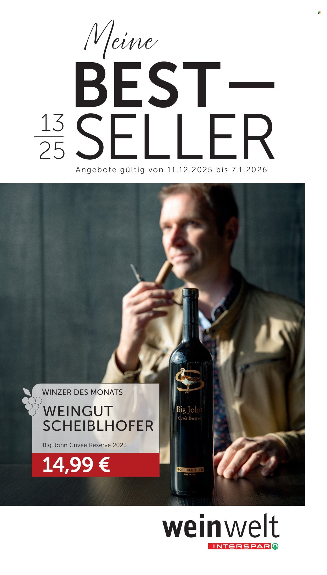 INTERSPAR Flugblatt - Weinwelt Bestseller 13 2025