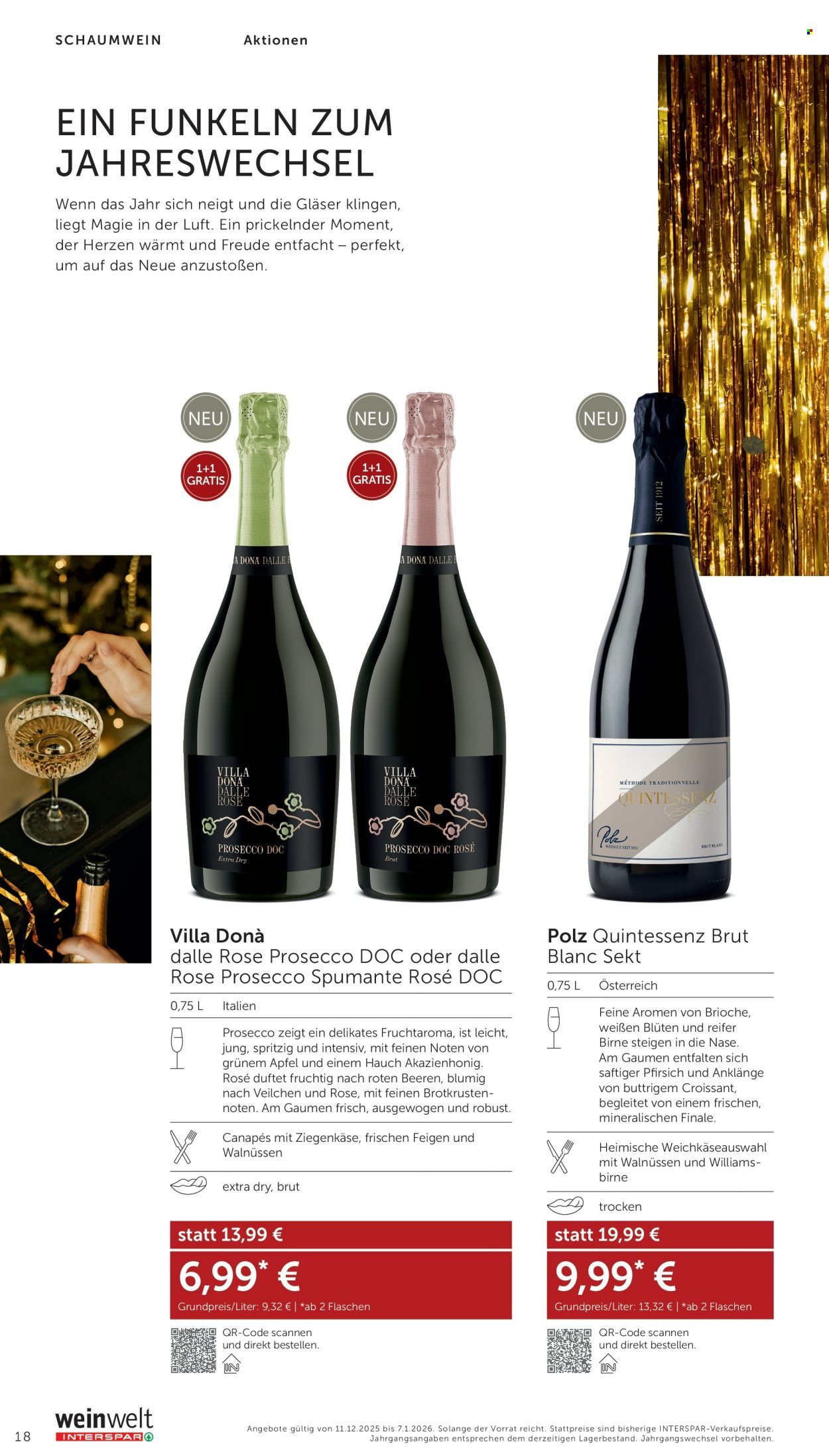 INTERSPAR Flugblatt - Weinwelt Bestseller 13 2025 (2025-12-11 - 2026-01-07) | 18