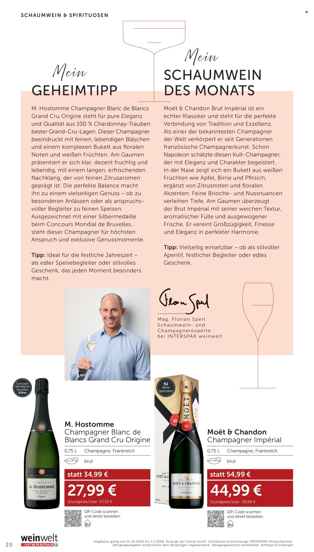 INTERSPAR Flugblatt - Weinwelt Bestseller 13 2025 (2025-12-11 - 2026-01-07) | 20
