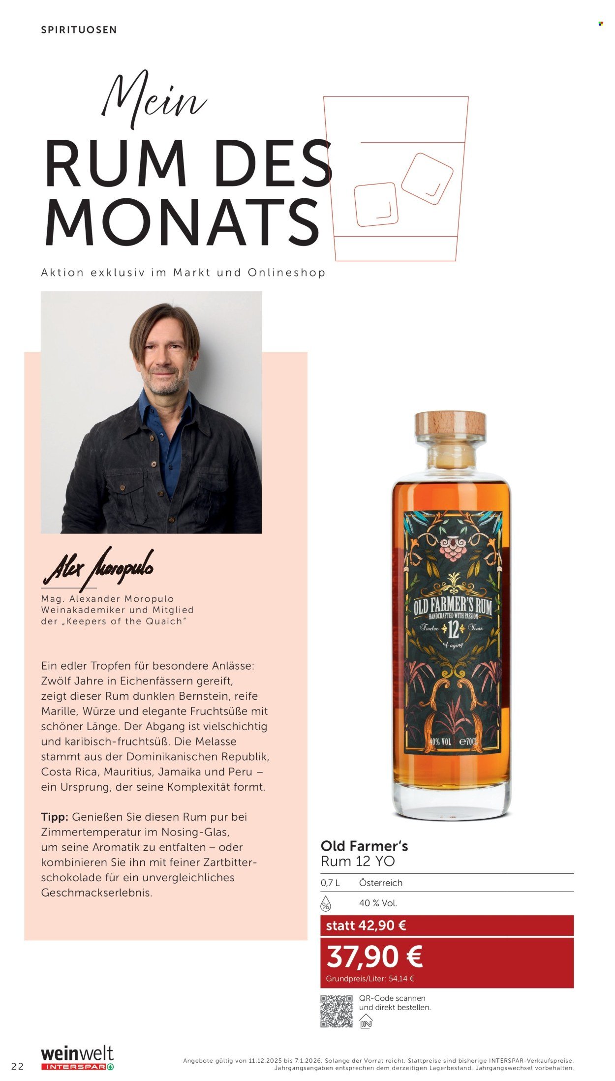 INTERSPAR Flugblatt - Weinwelt Bestseller 13 2025 (2025-12-11 - 2026-01-07) | 22