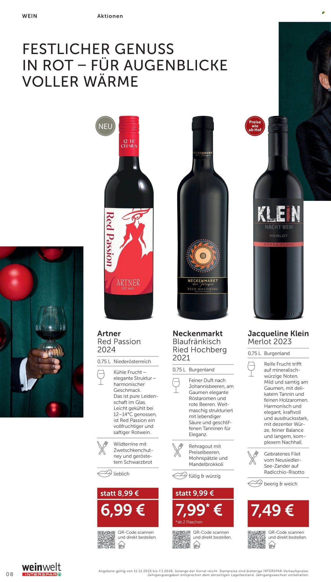 INTERSPAR Flugblatt - Weinwelt Bestseller 13 2025 (2025-12-11 - 2026-01-07) | 8