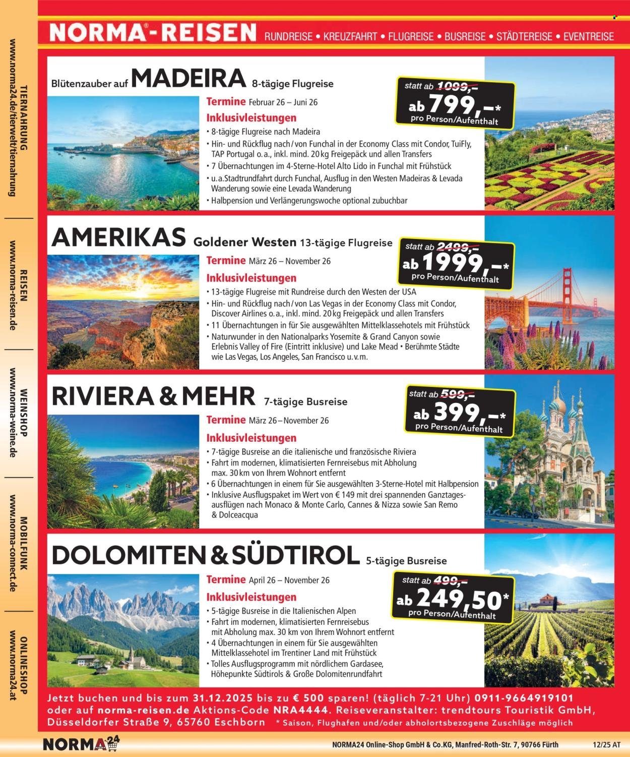 NORMA Flugblatt - Ab Montag, 1.12.2025