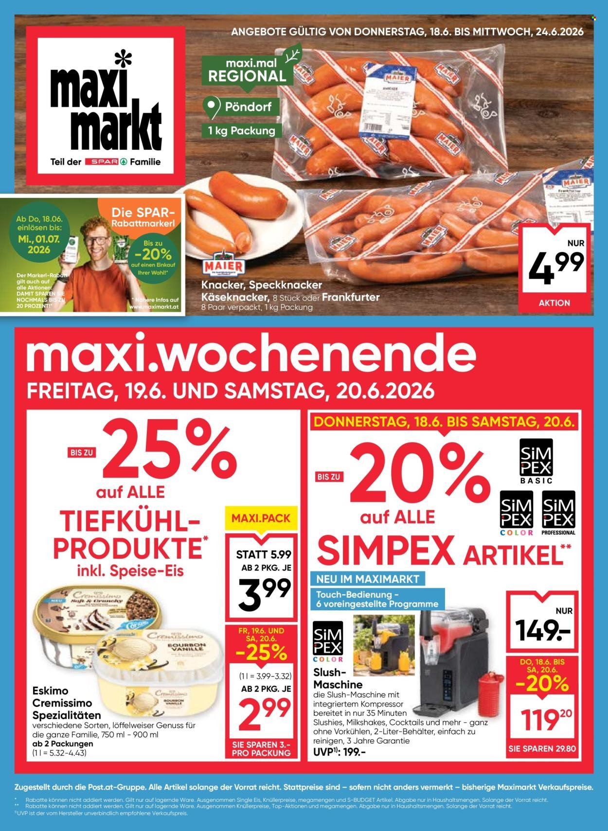 MAXIMARKT Flugblatt - Ab Donnerstag, 18.6.2026