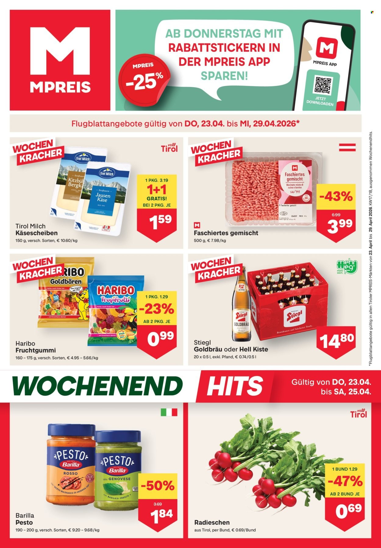 MPREIS Flugblatt - Ab Donnerstag, 23.4.2026