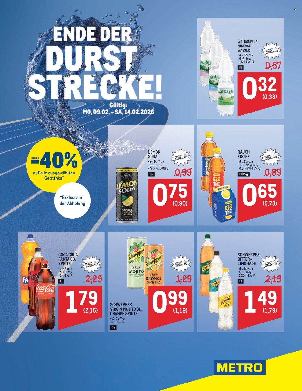 METRO Flugblatt - Durststrecke