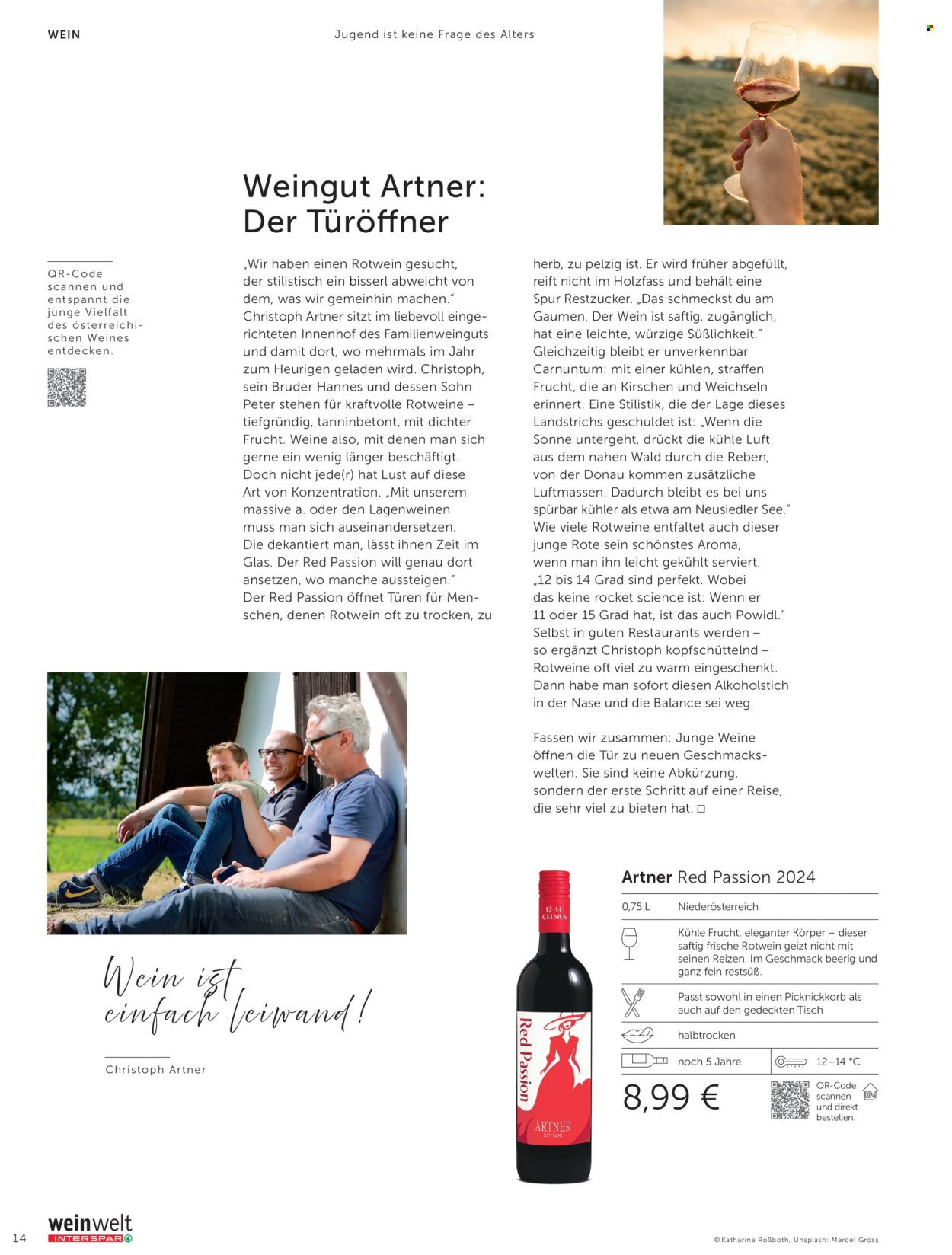 INTERSPAR Flugblatt - weinwelt Magazin Sommer