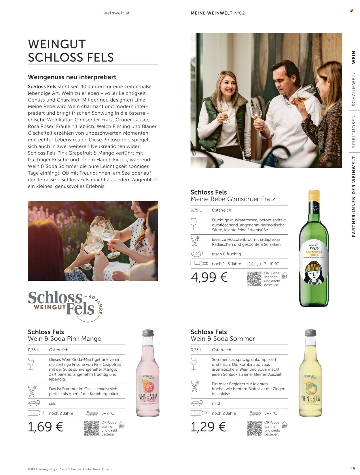 INTERSPAR Flugblatt - weinwelt Magazin Sommer