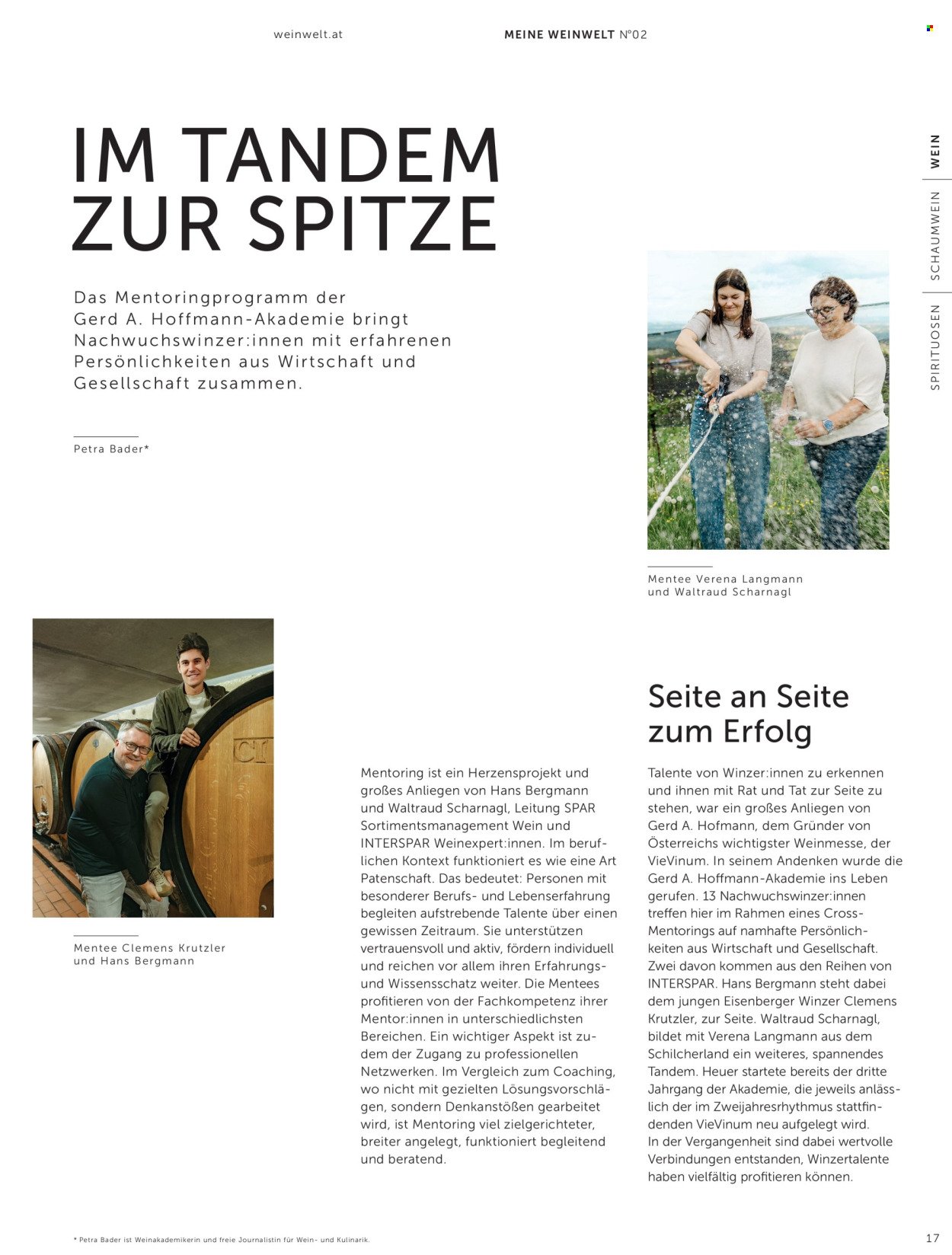 INTERSPAR Flugblatt - weinwelt Magazin Sommer