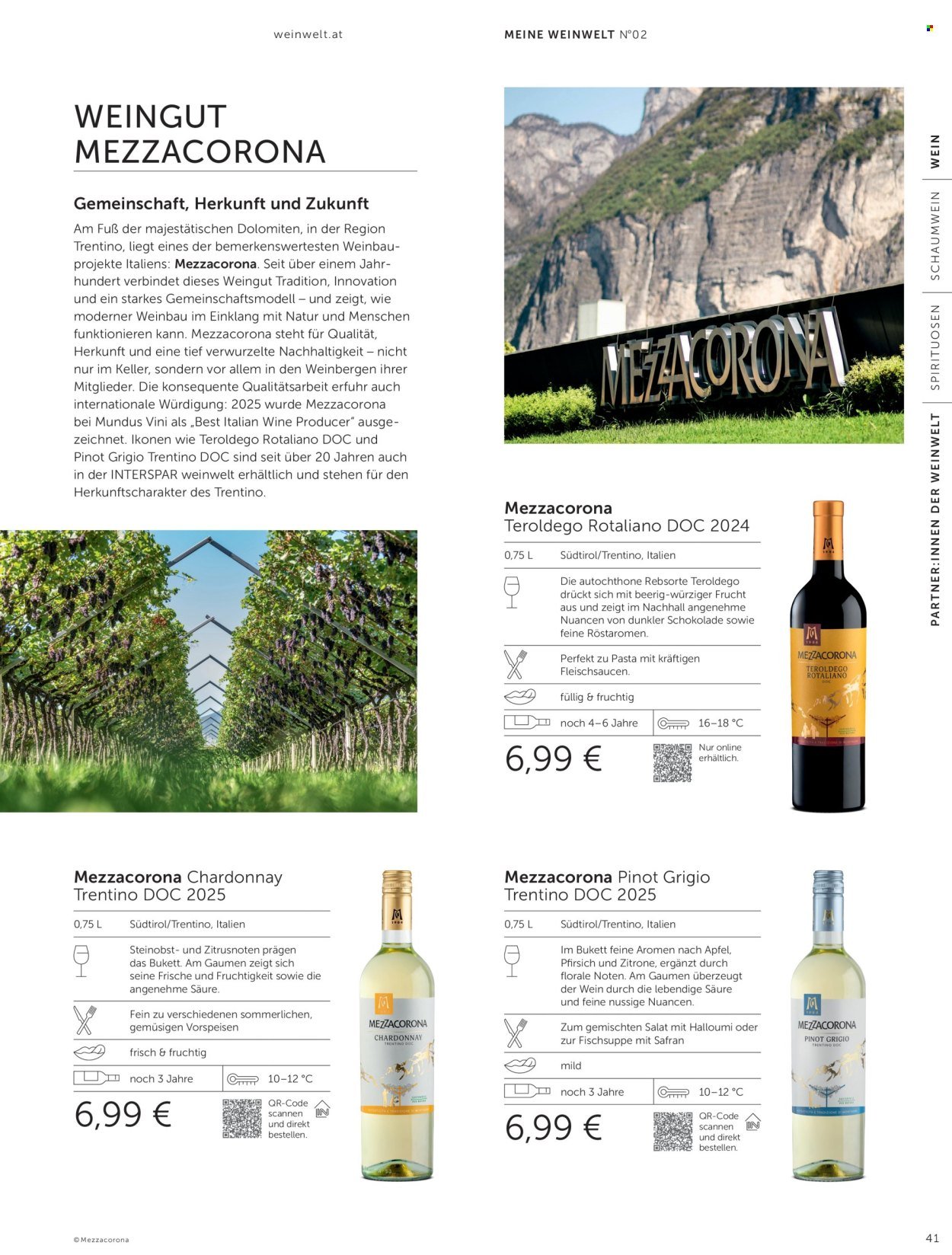 INTERSPAR Flugblatt - weinwelt Magazin Sommer