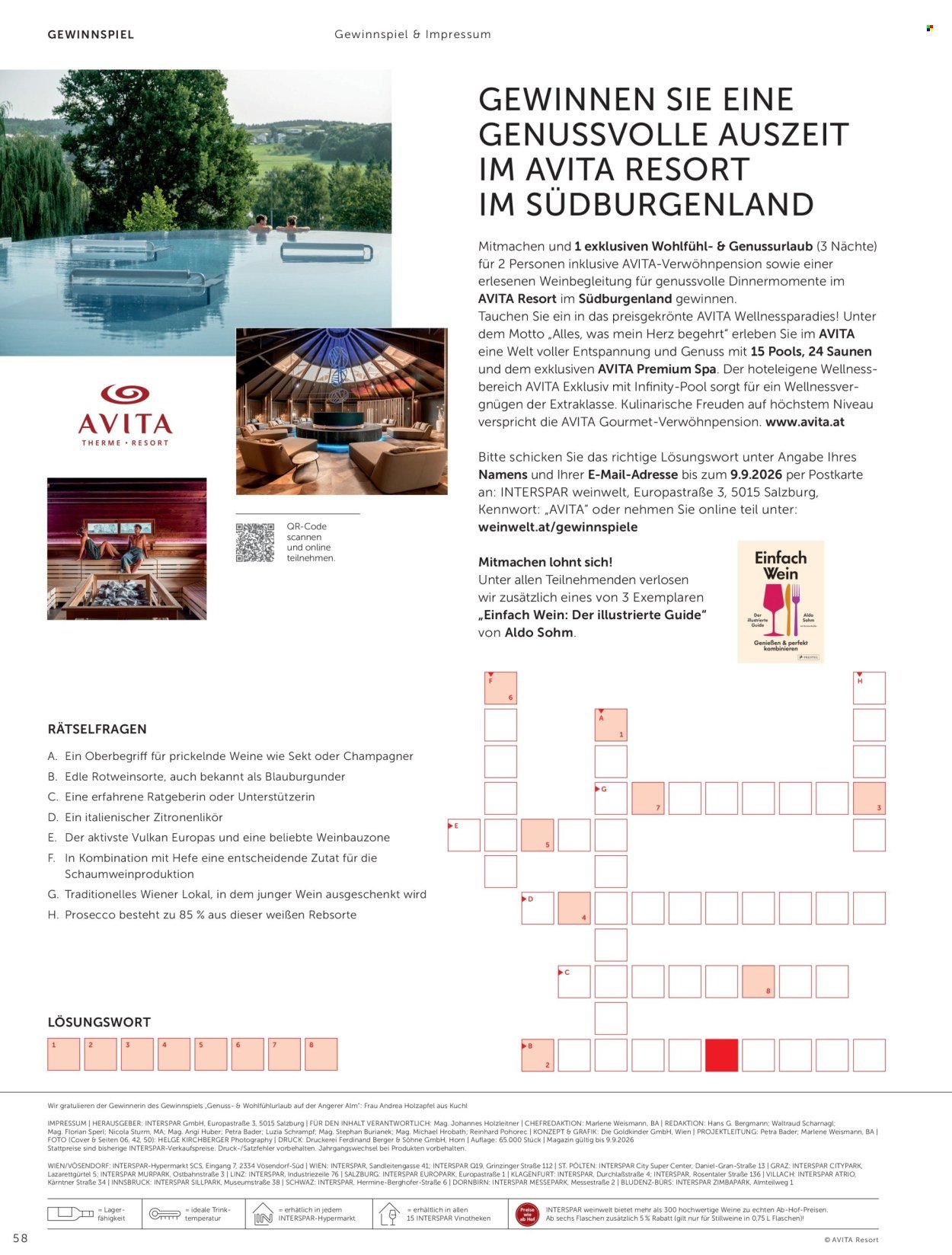 INTERSPAR Flugblatt - weinwelt Magazin Sommer