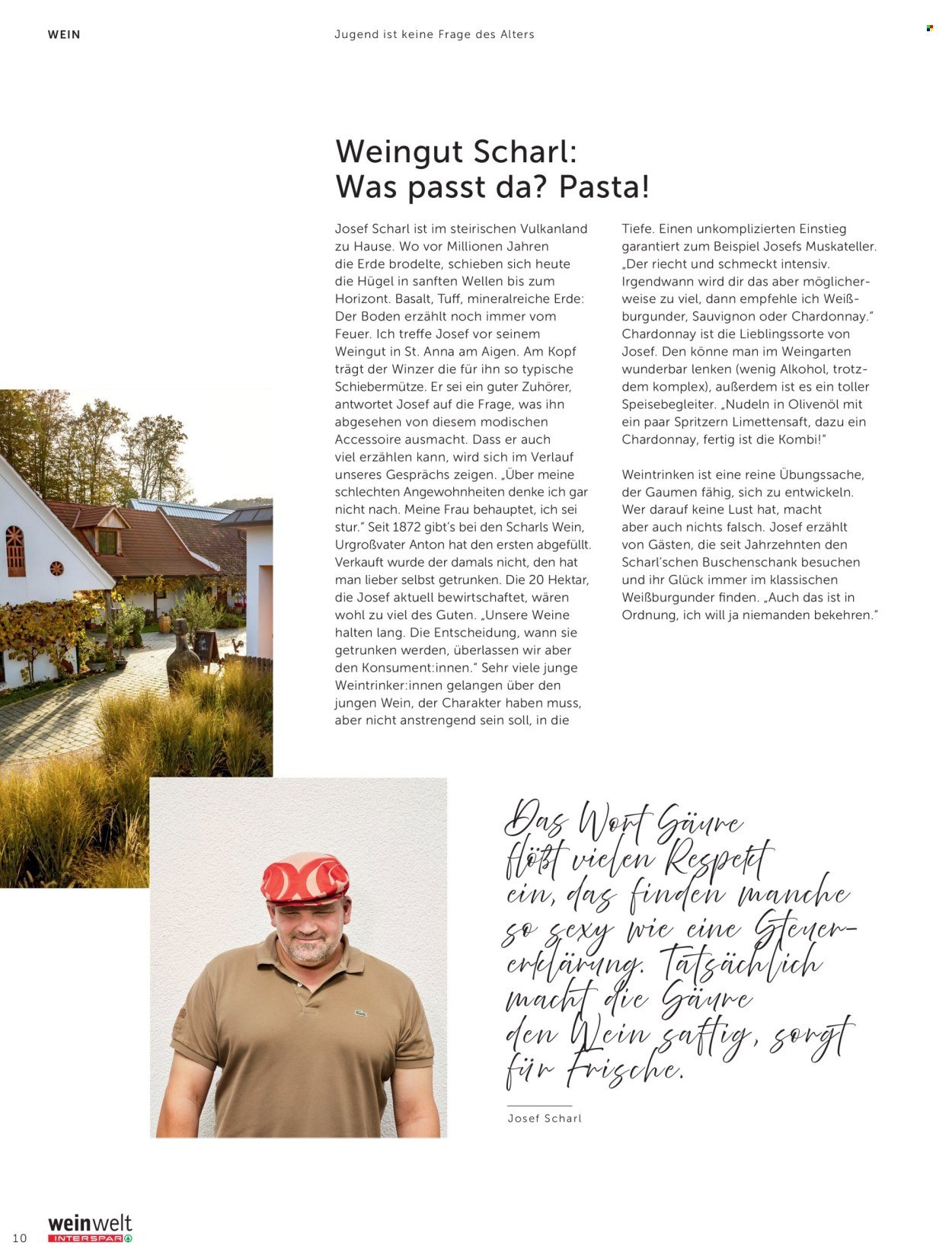 INTERSPAR Flugblatt - weinwelt Magazin Sommer