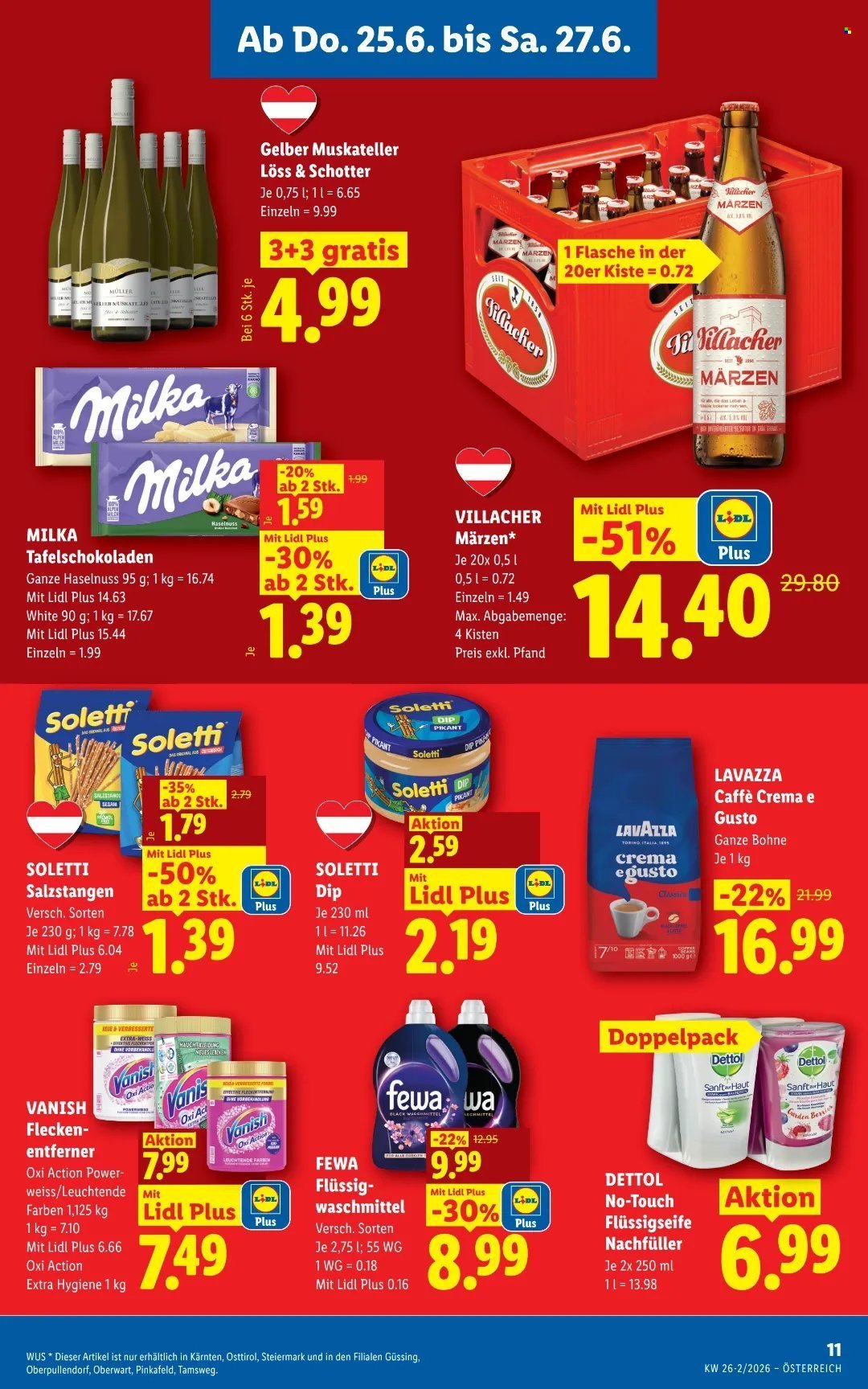 LIDL Flugblatt - Ab Donnerstag, 25.6.2026