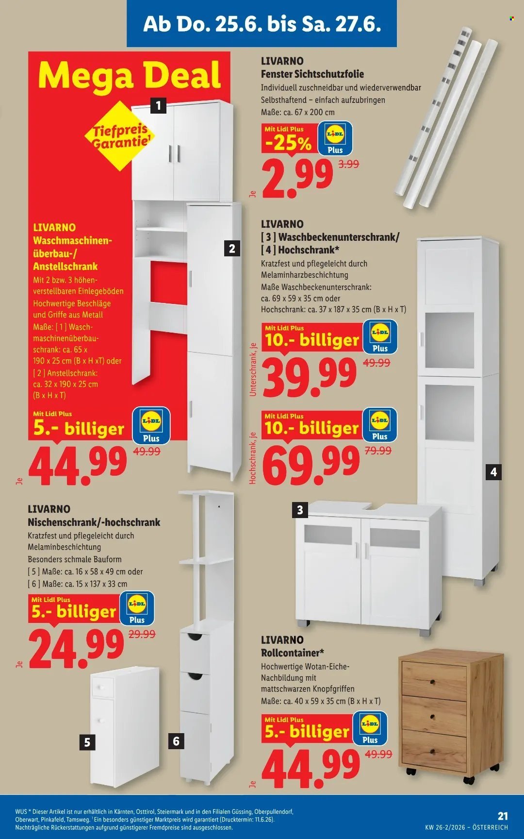 LIDL Flugblatt - Ab Donnerstag, 25.6.2026