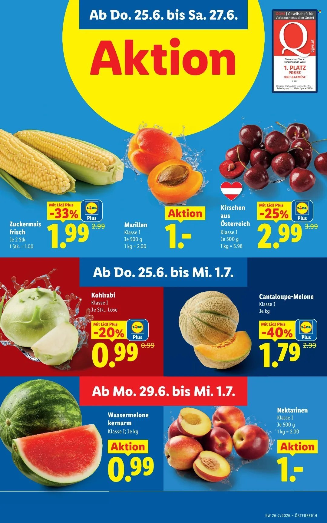 LIDL Flugblatt - Ab Donnerstag, 25.6.2026