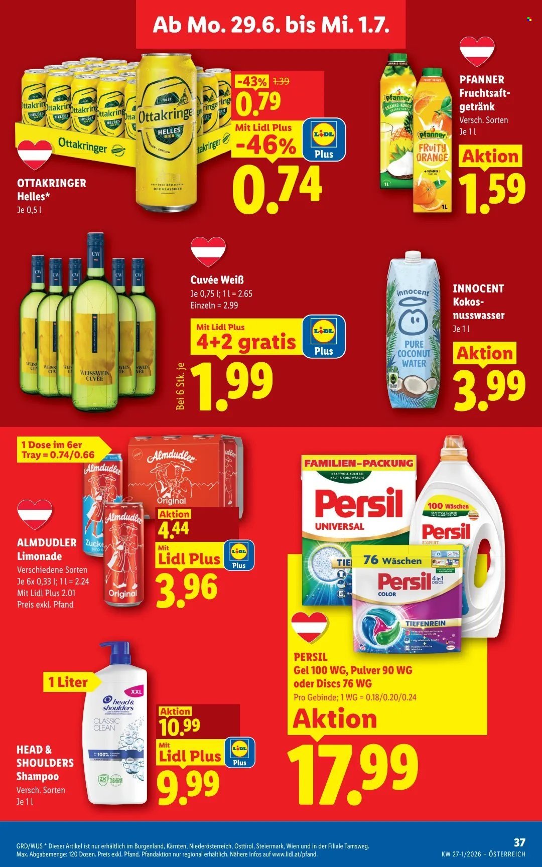 LIDL Flugblatt - Ab Donnerstag, 25.6.2026