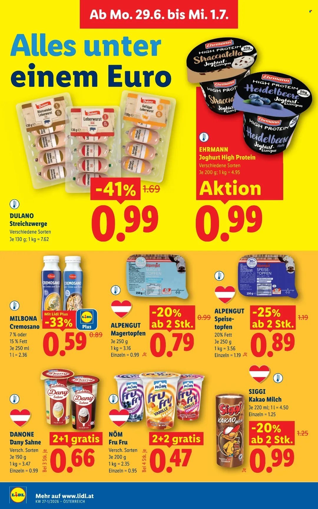 LIDL Flugblatt - Ab Donnerstag, 25.6.2026