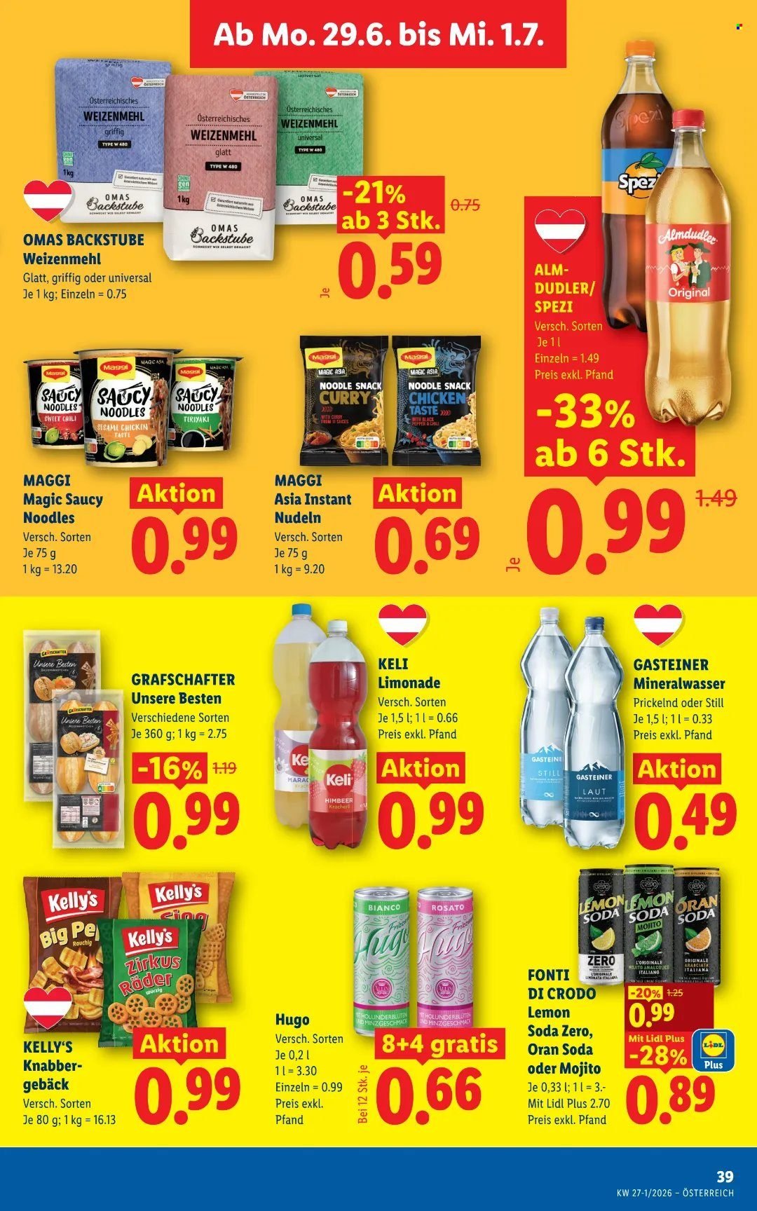 LIDL Flugblatt - Ab Donnerstag, 25.6.2026