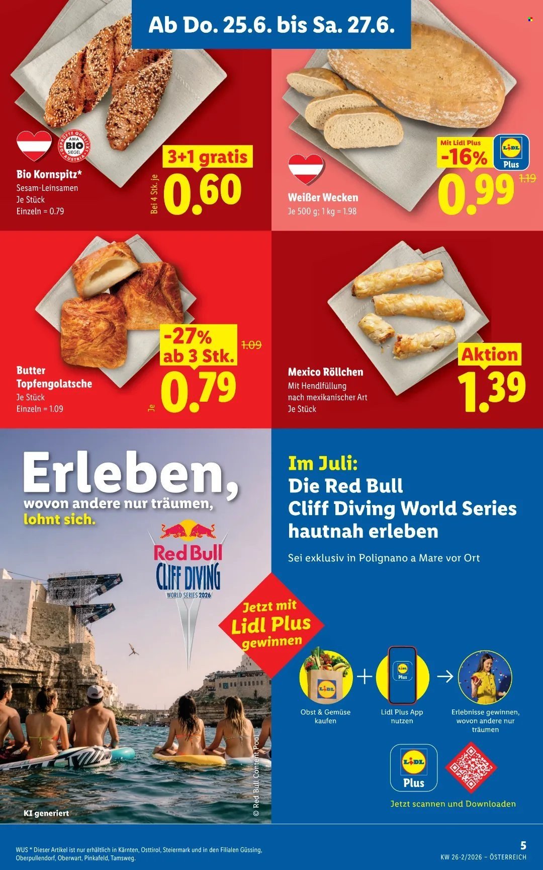 LIDL Flugblatt - Ab Donnerstag, 25.6.2026