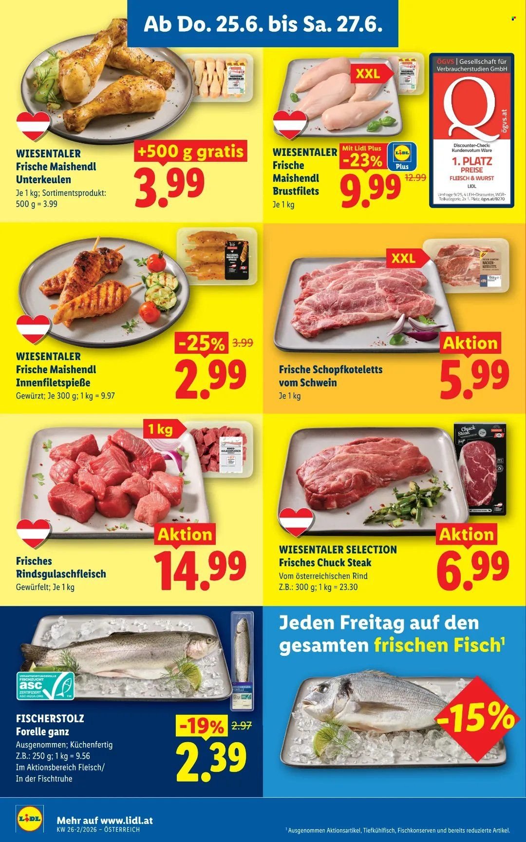 LIDL Flugblatt - Ab Donnerstag, 25.6.2026