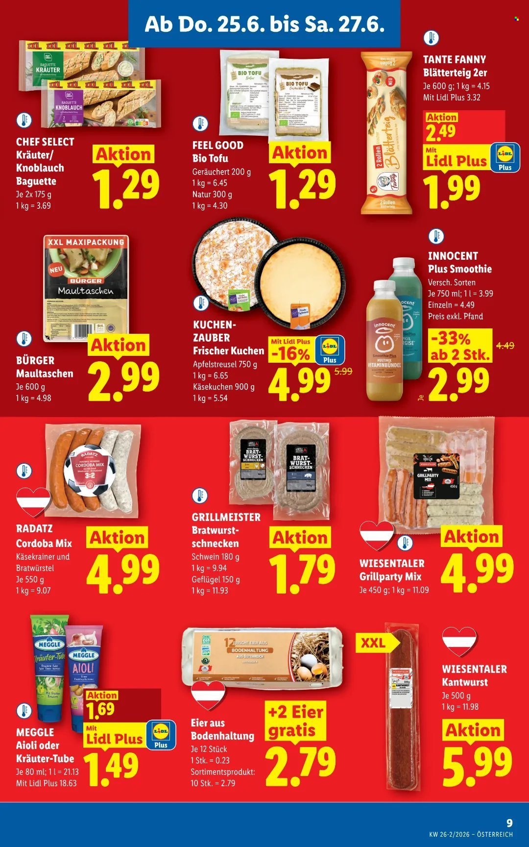 LIDL Flugblatt - Ab Donnerstag, 25.6.2026