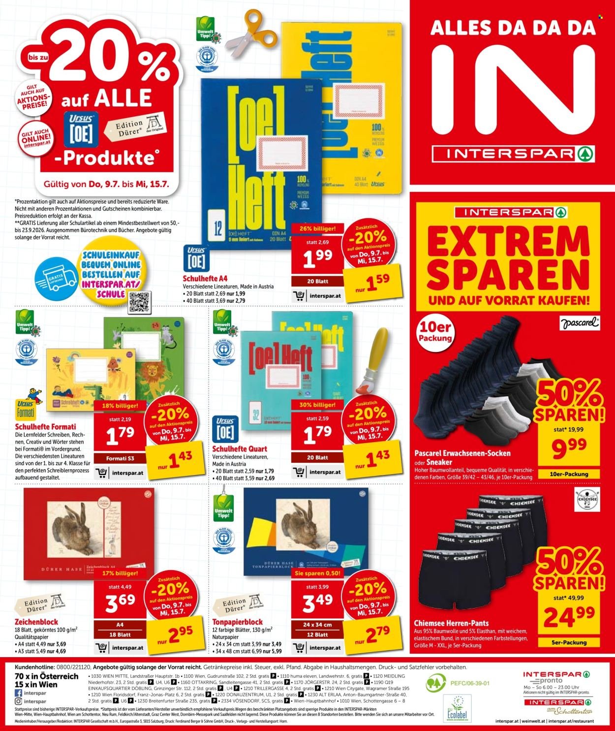 INTERSPAR Flugblatt - Ab Donnerstag, 9.7.2026