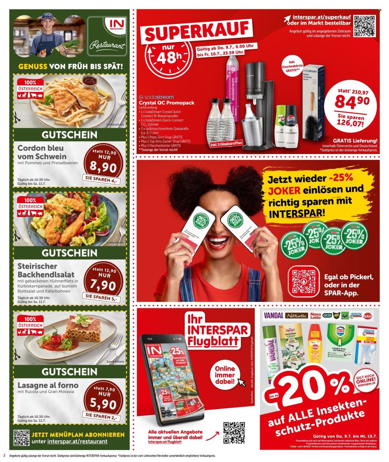 INTERSPAR Flugblatt - Ab Donnerstag, 9.7.2026