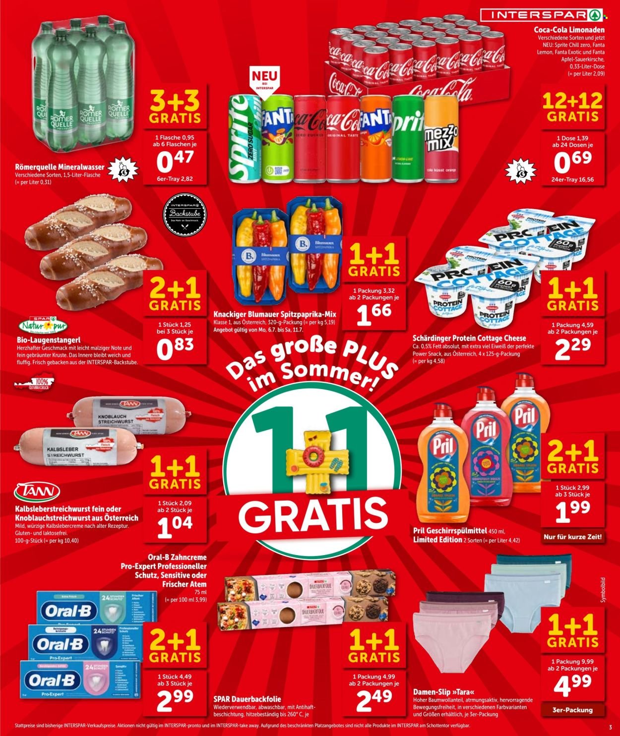 INTERSPAR Flugblatt - Ab Donnerstag, 9.7.2026