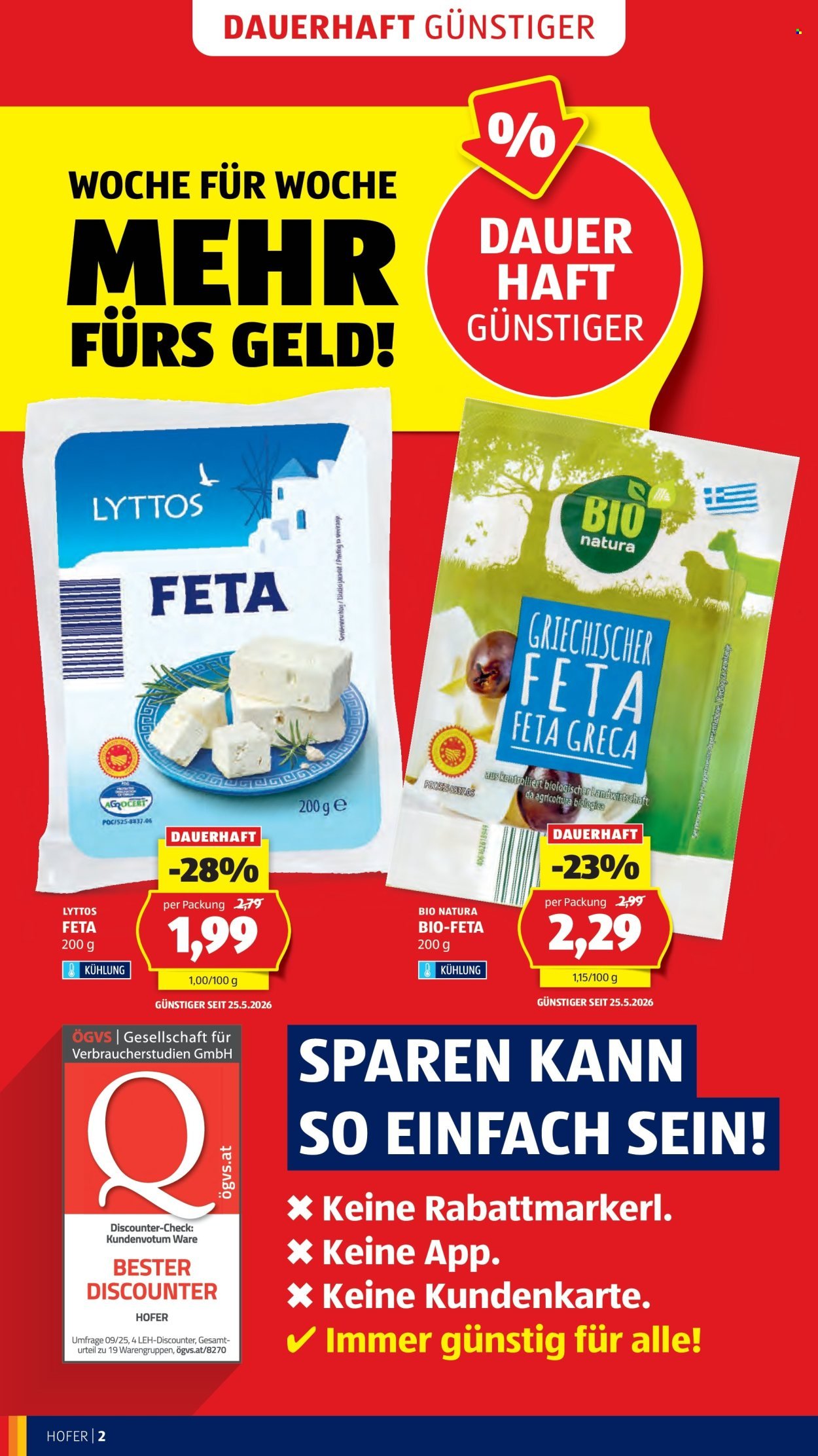 HOFER Flugblatt - Ab Freitag, 29.5.2026