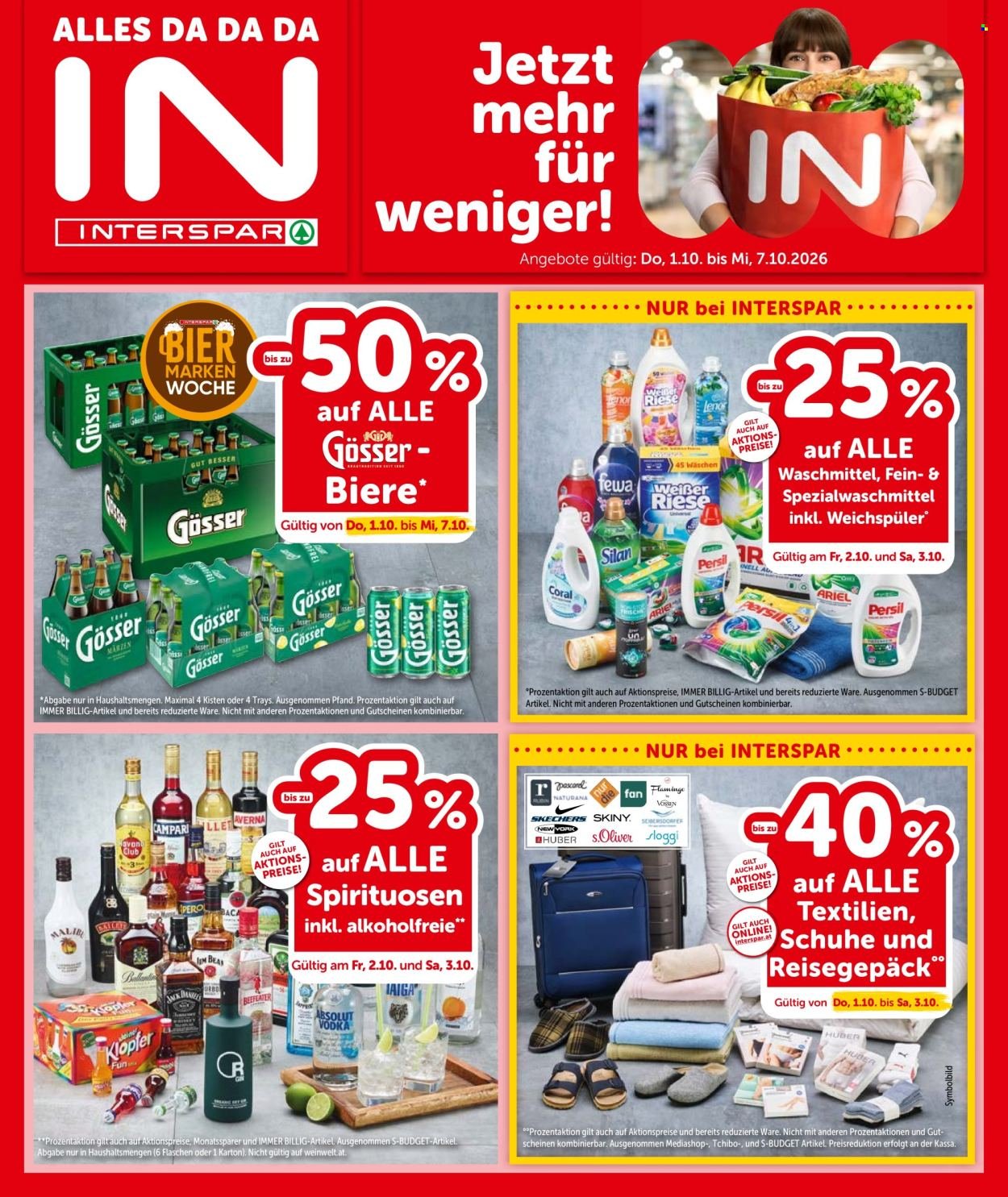 INTERSPAR Flugblatt - Ab Donnerstag, 1.10.2026