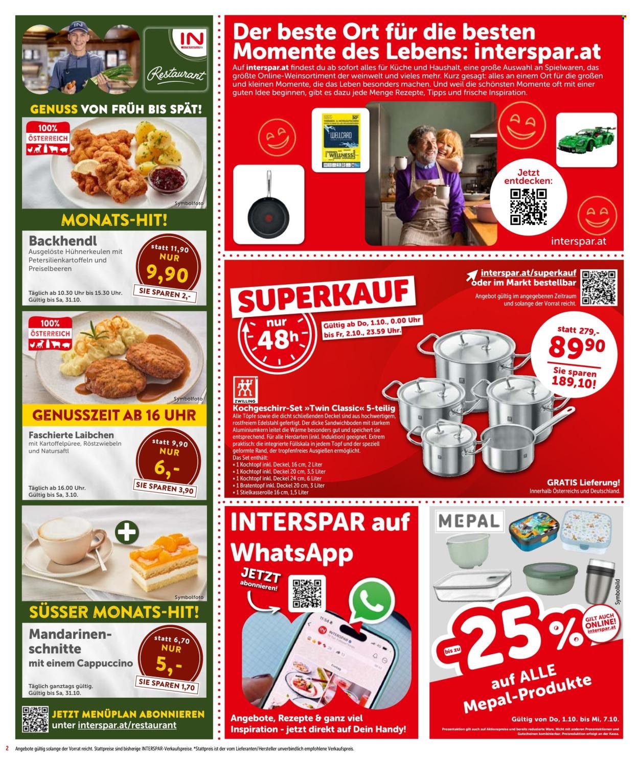 INTERSPAR Flugblatt - Ab Donnerstag, 1.10.2026
