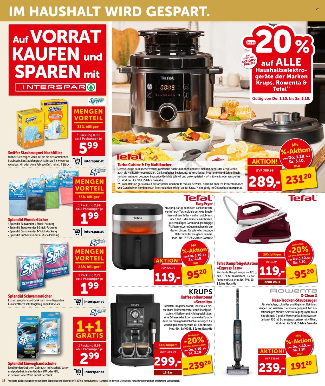 INTERSPAR Flugblatt - Ab Donnerstag, 1.10.2026