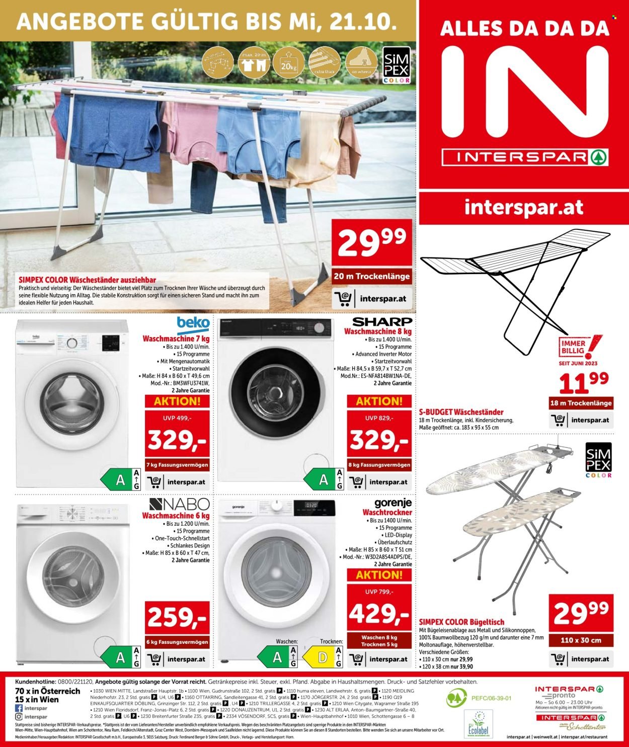 INTERSPAR Flugblatt - Ab Donnerstag, 1.10.2026