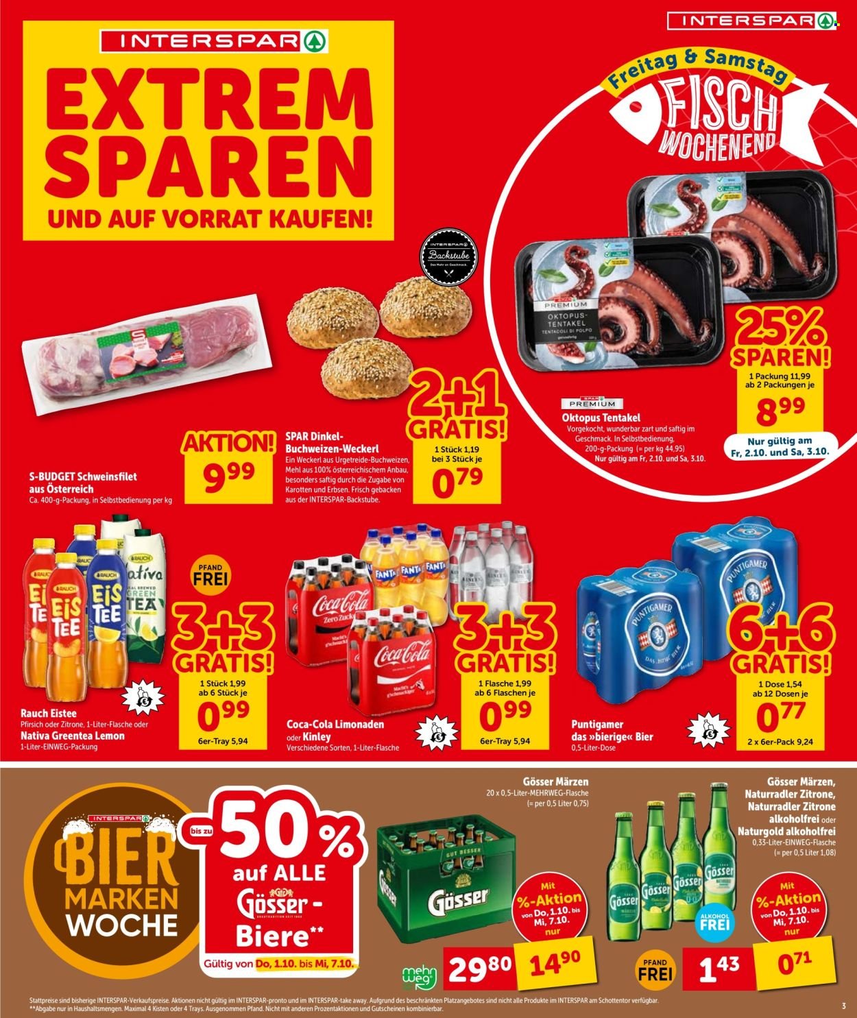 INTERSPAR Flugblatt - Ab Donnerstag, 1.10.2026