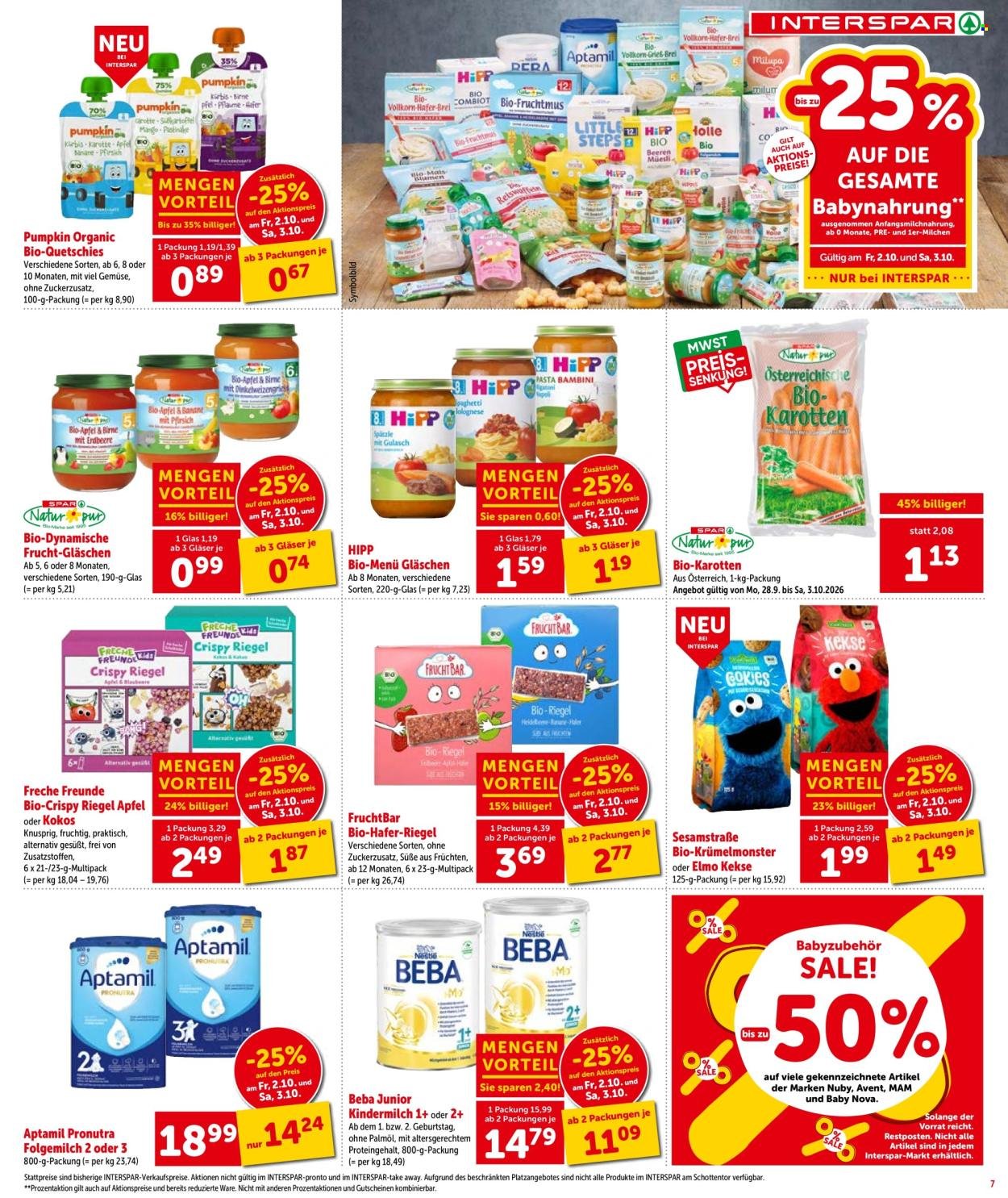 INTERSPAR Flugblatt - Ab Donnerstag, 1.10.2026
