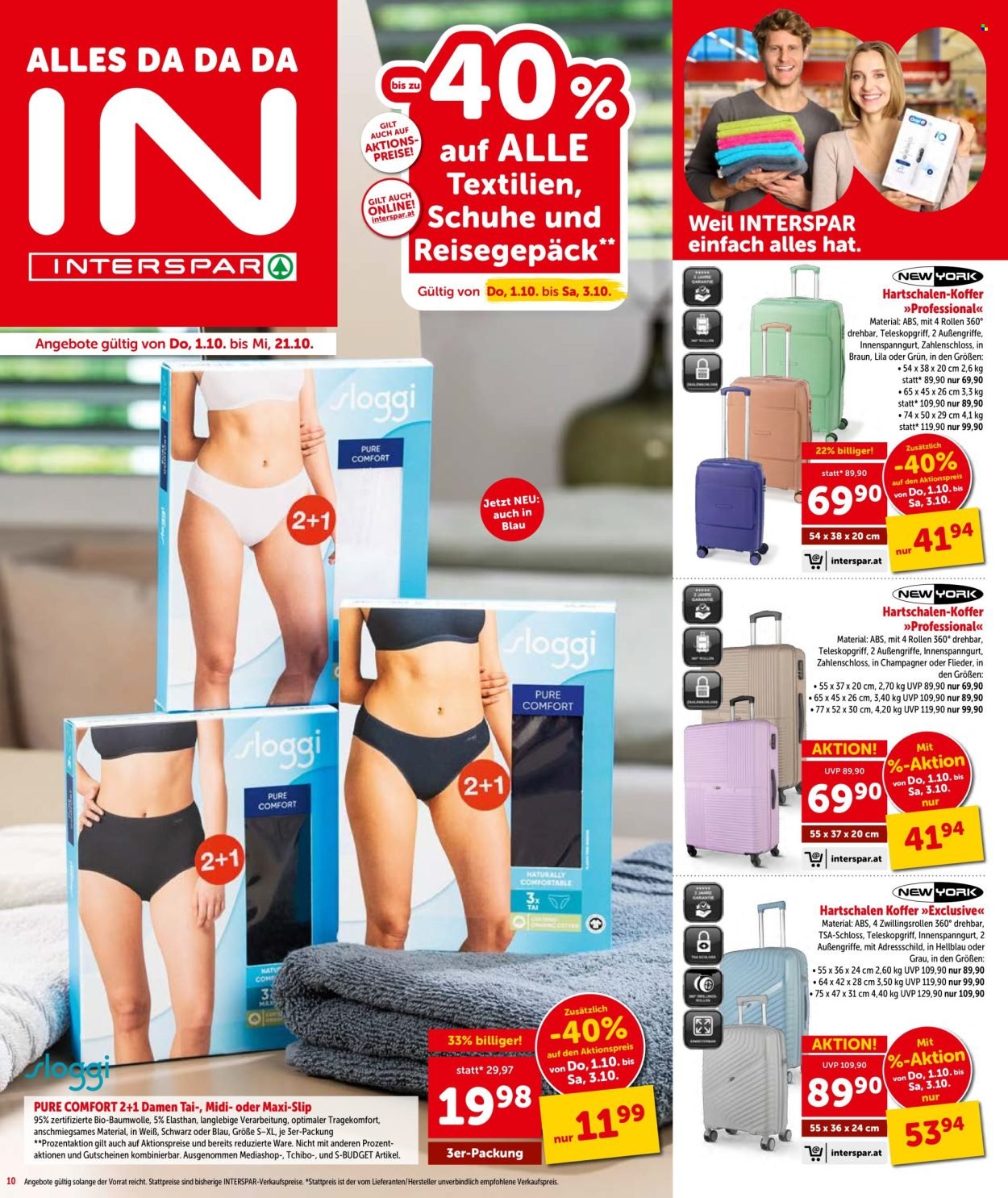 INTERSPAR Flugblatt - Ab Donnerstag, 1.10.2026