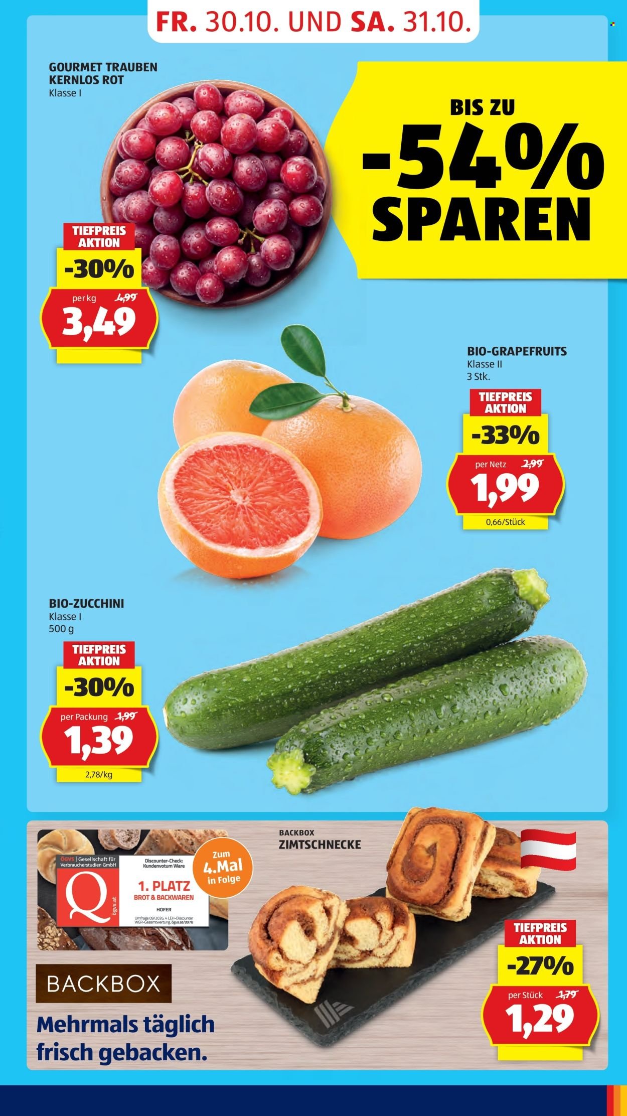 HOFER Flugblatt - Ab Freitag, 30.10.2026