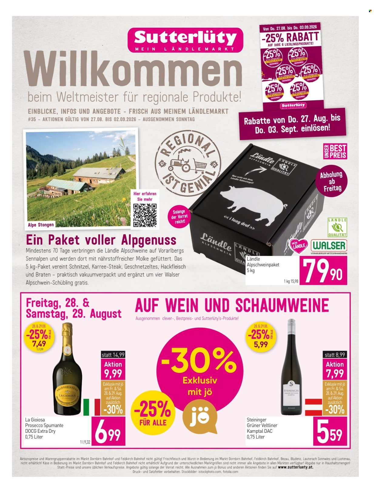 SUTTERLÜTY Flugblatt - Ab Donnerstag, 27.8.2026