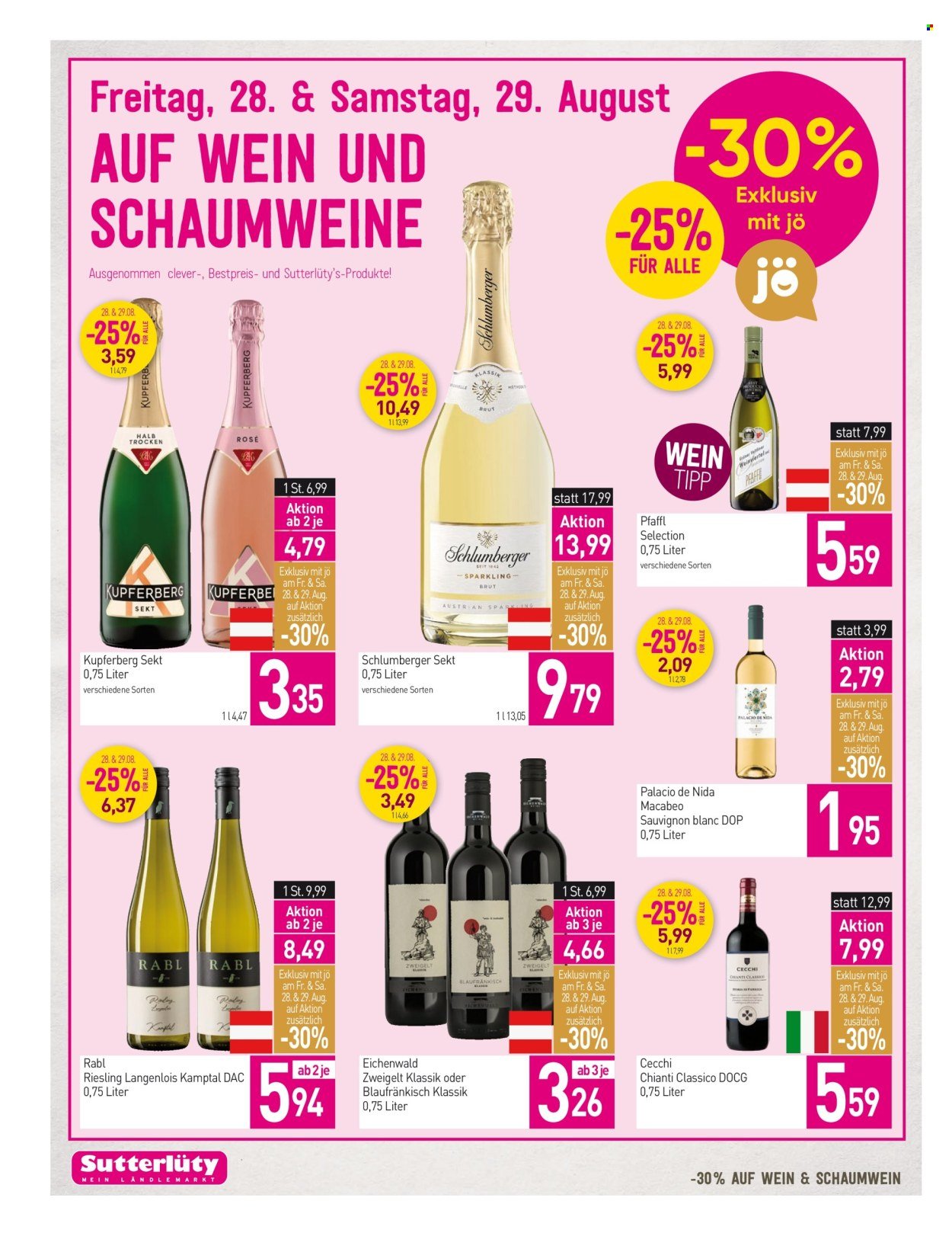 SUTTERLÜTY Flugblatt - Ab Donnerstag, 27.8.2026