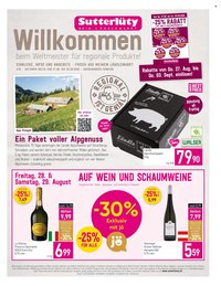 SUTTERLÜTY Flugblatt - Ab Donnerstag, 27.8.2026