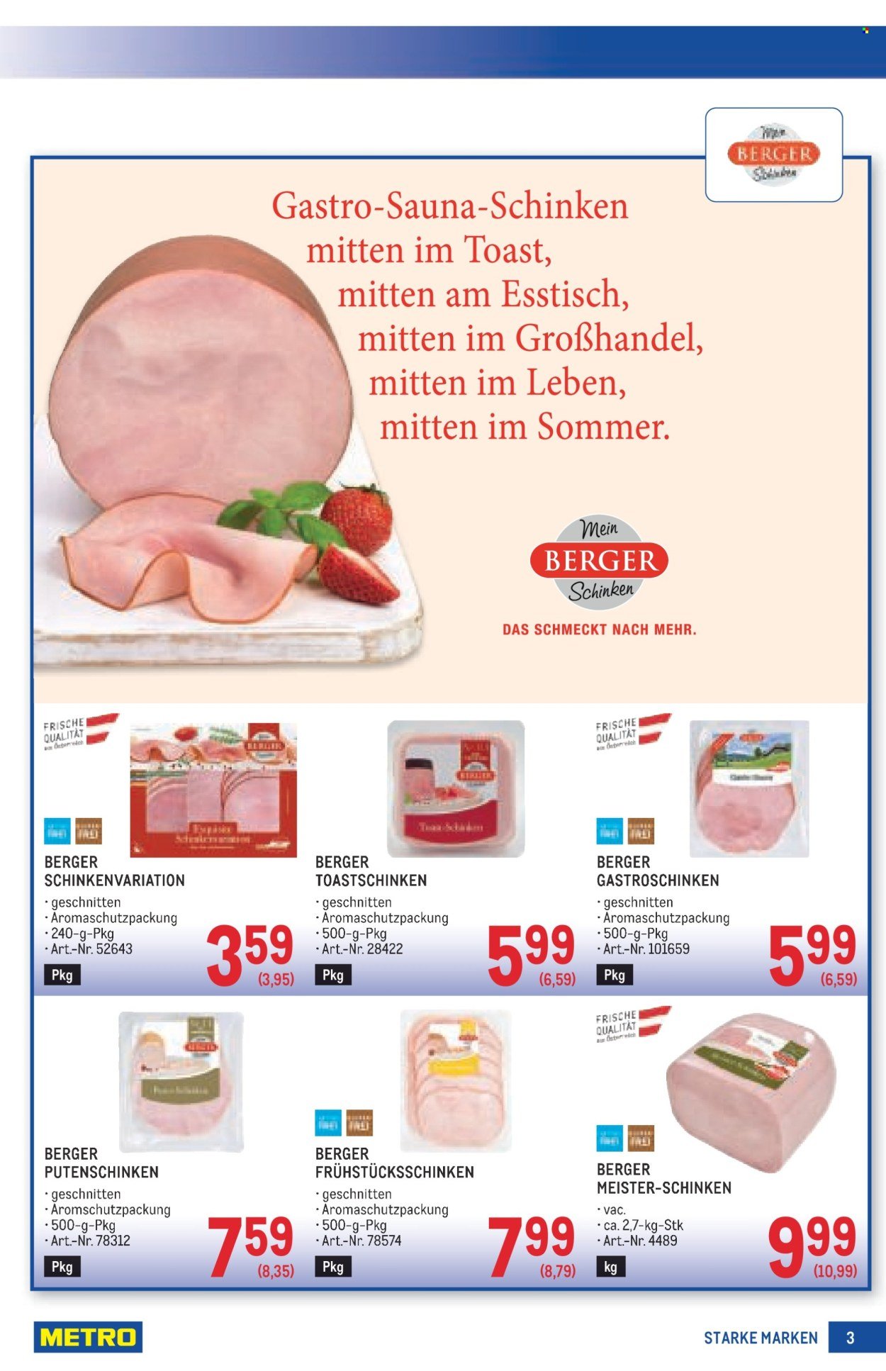 METRO Flugblatt - Starke Marken