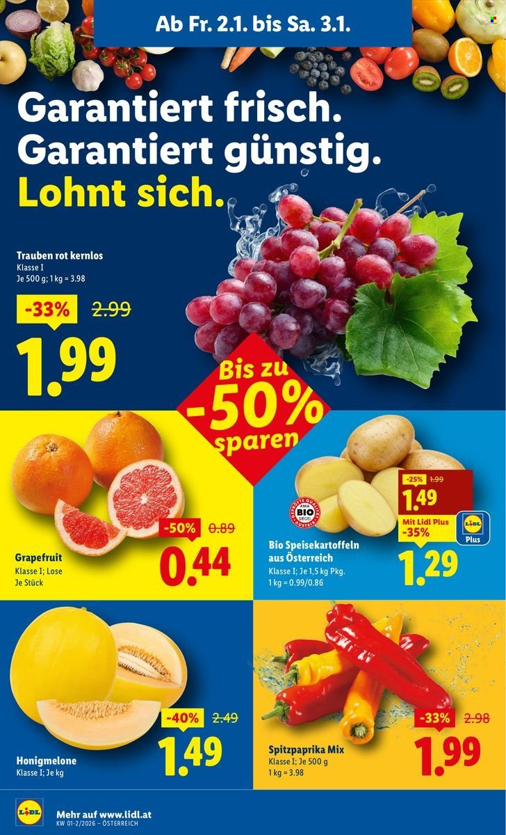 LIDL Flugblatt - Ab Freitag, 2.1.2026