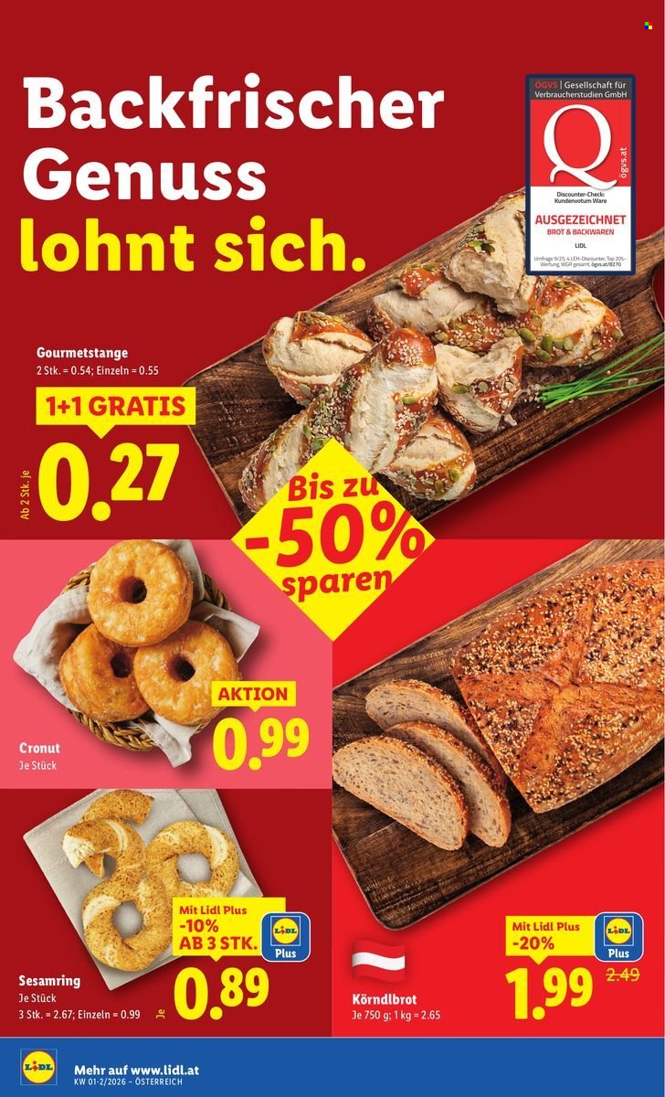LIDL Flugblatt - Ab Freitag, 2.1.2026