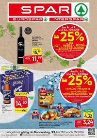 SPAR Flugblatt - Ab Donnerstag, 3.9.2026