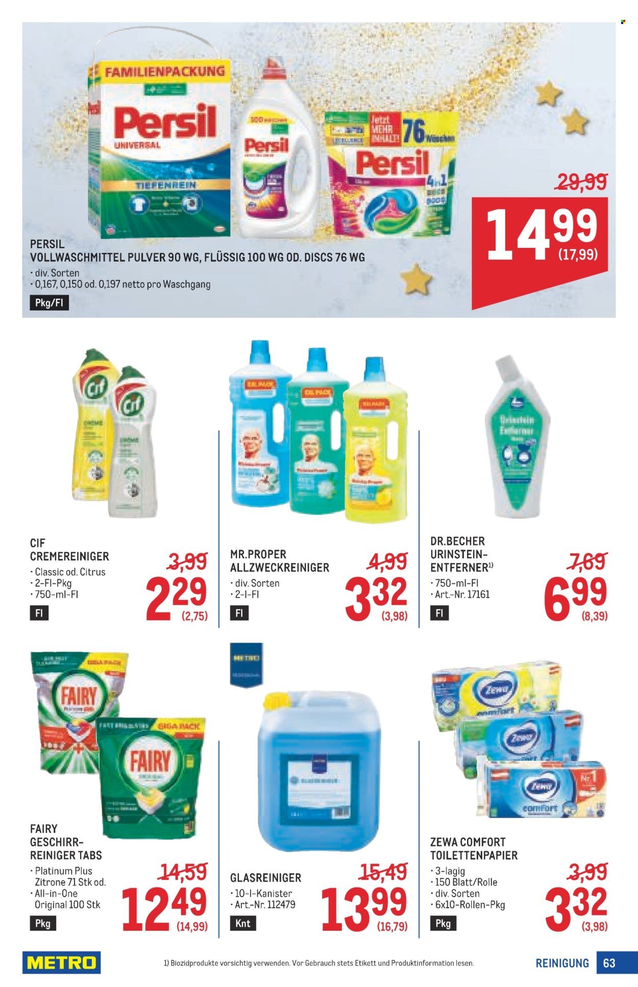 METRO Flugblatt - Profi (2025-12-11 - 2026-01-07) | 63