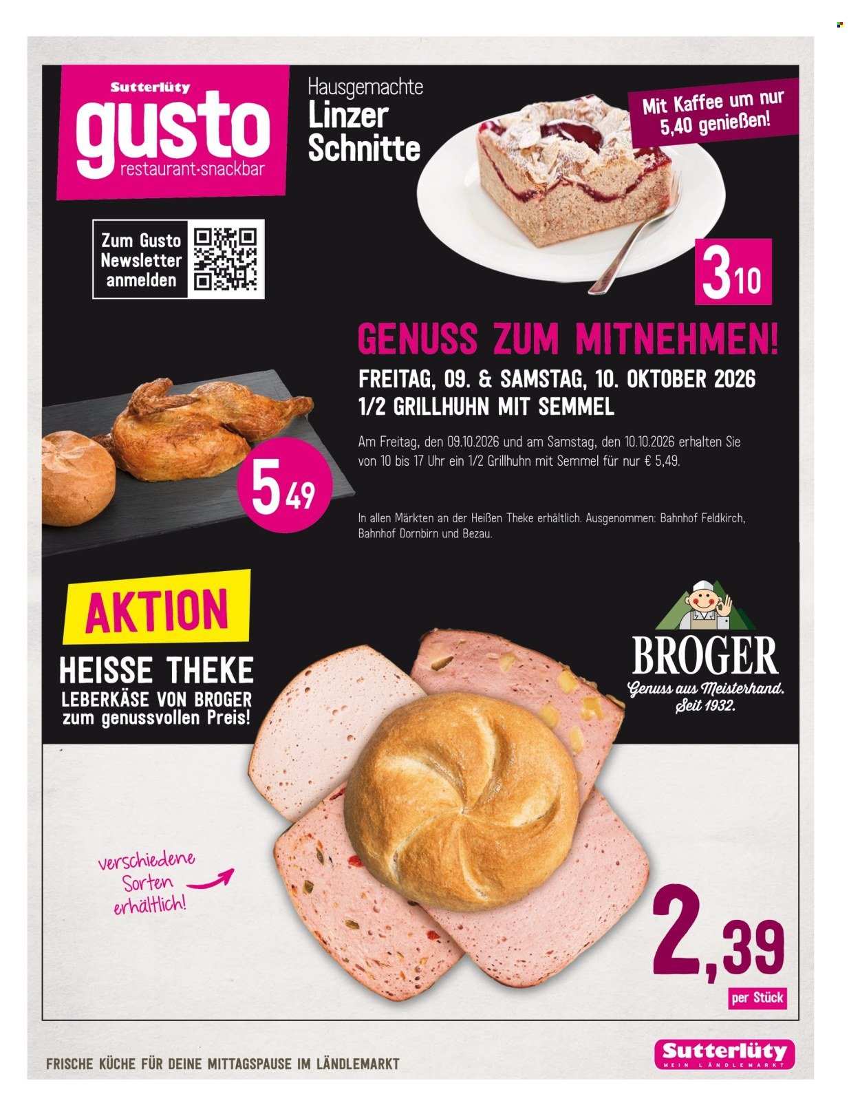 SUTTERLÜTY Flugblatt - Ab Donnerstag, 8.10.2026