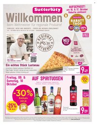 SUTTERLÜTY Flugblatt - Ab Donnerstag, 8.10.2026