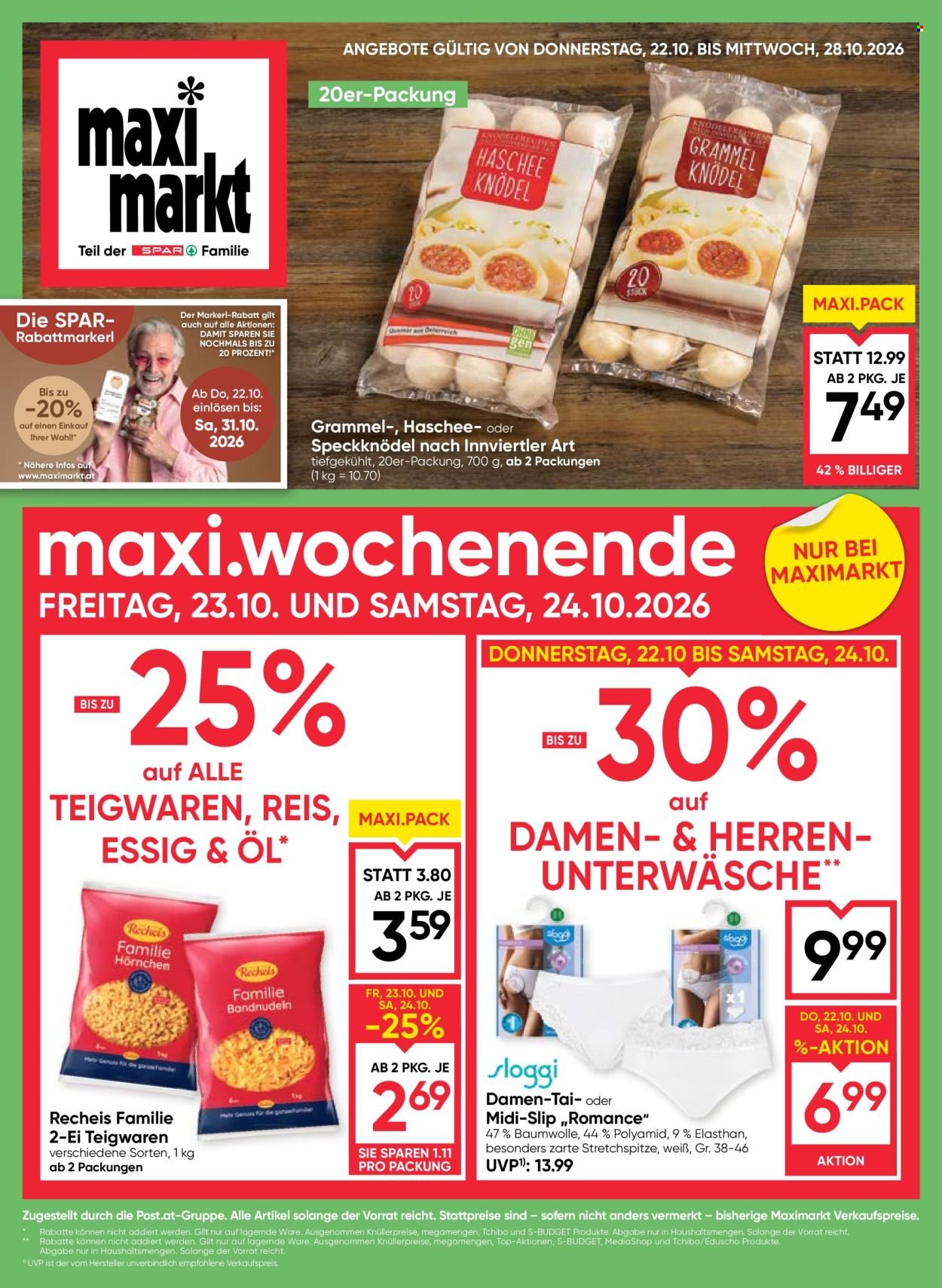MAXIMARKT Flugblatt - Ab Donnerstag, 22.10.2026
