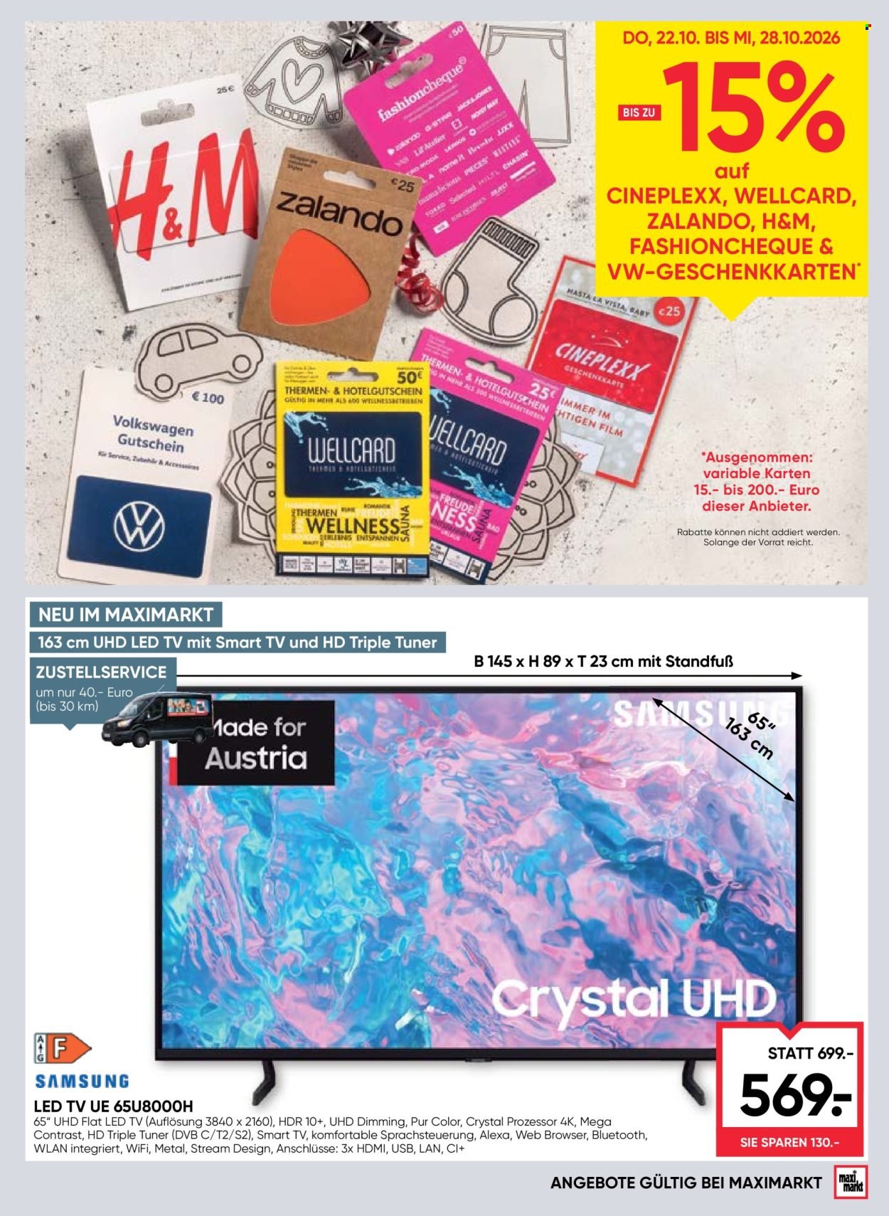 MAXIMARKT Flugblatt - Ab Donnerstag, 22.10.2026